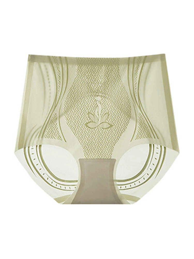High Waist Ice Silk Cool Tummy Control Briefs