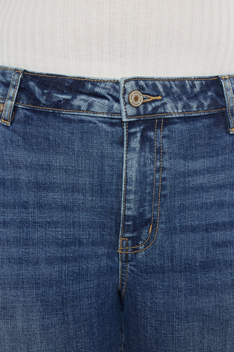Jayleen Mid Rise Slim Boyfriend Jeans (Plus Size)
