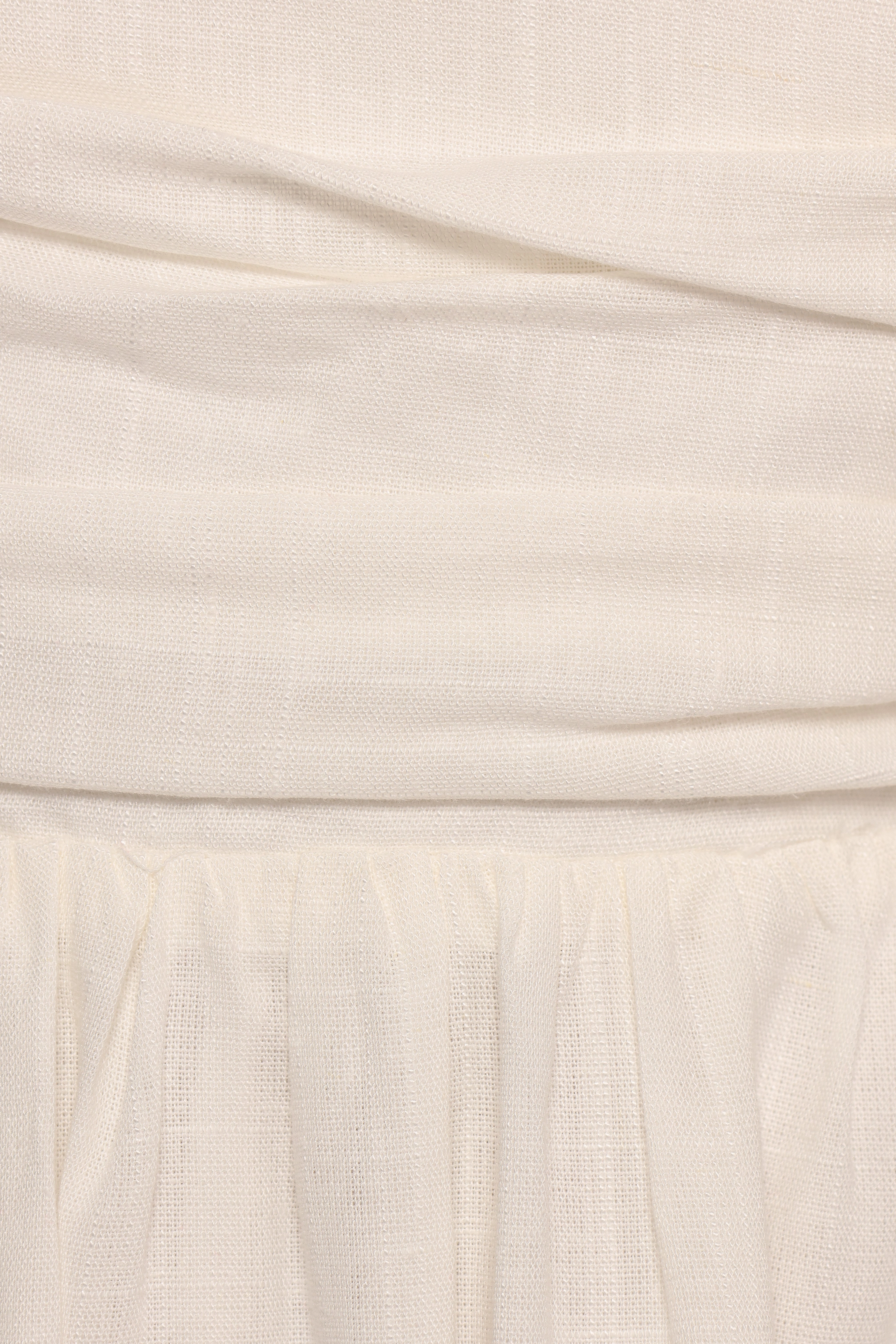 Katy Strapless Mini Dress - White
