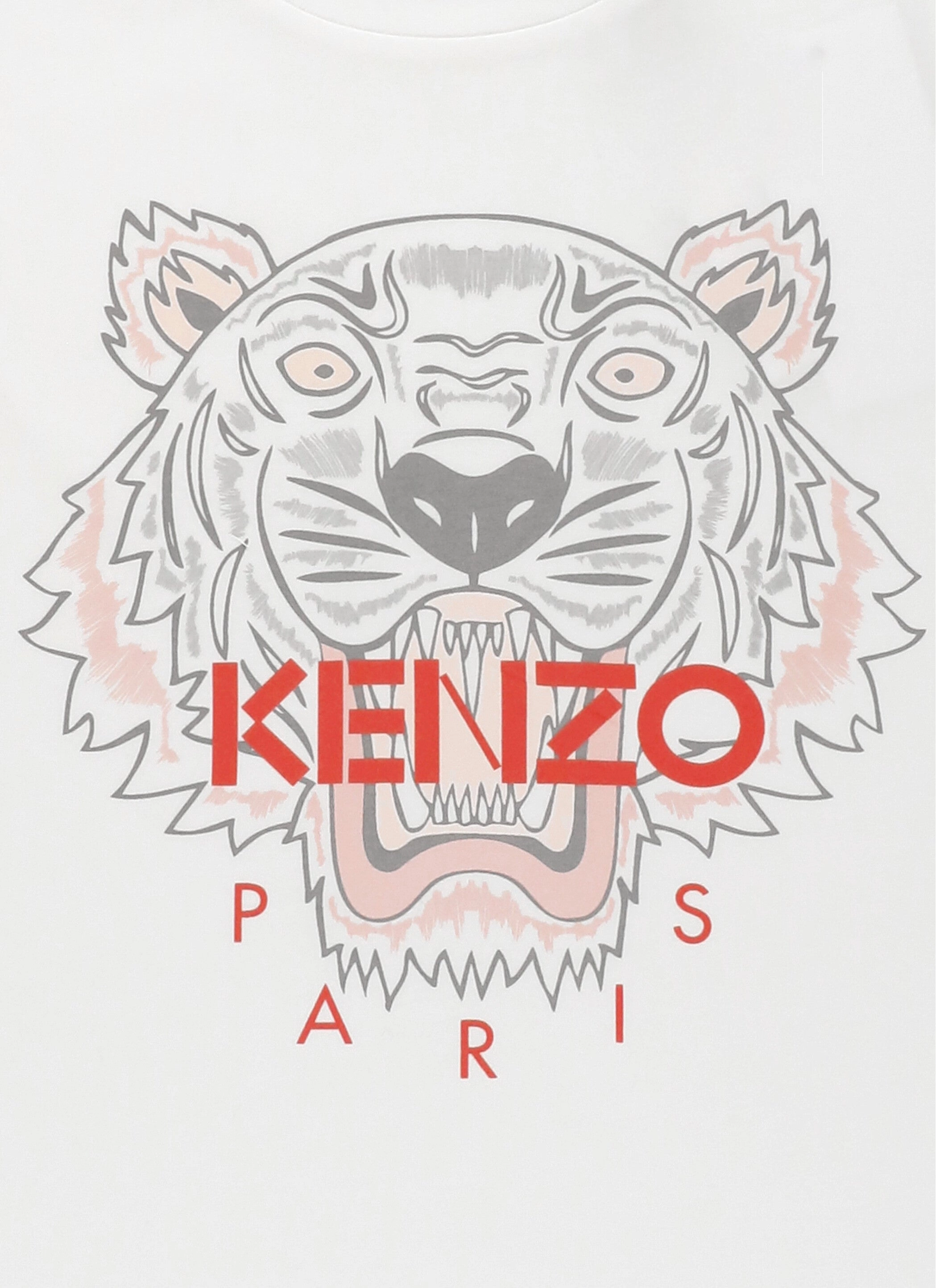 Kenzo Kids Logo Printed Crewneck T-Shirt