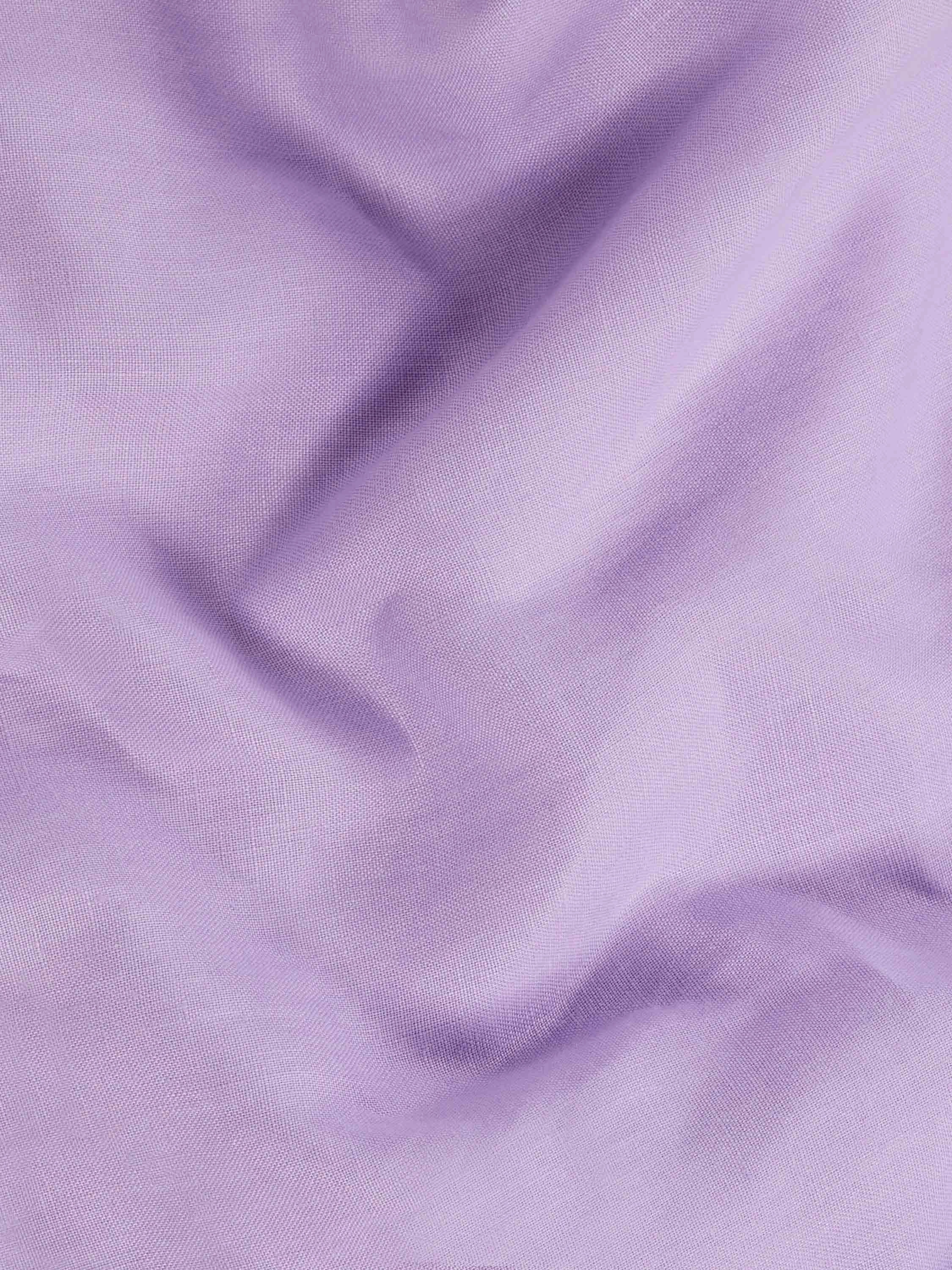 Kids Aloe Linen Shorts—orchid purple