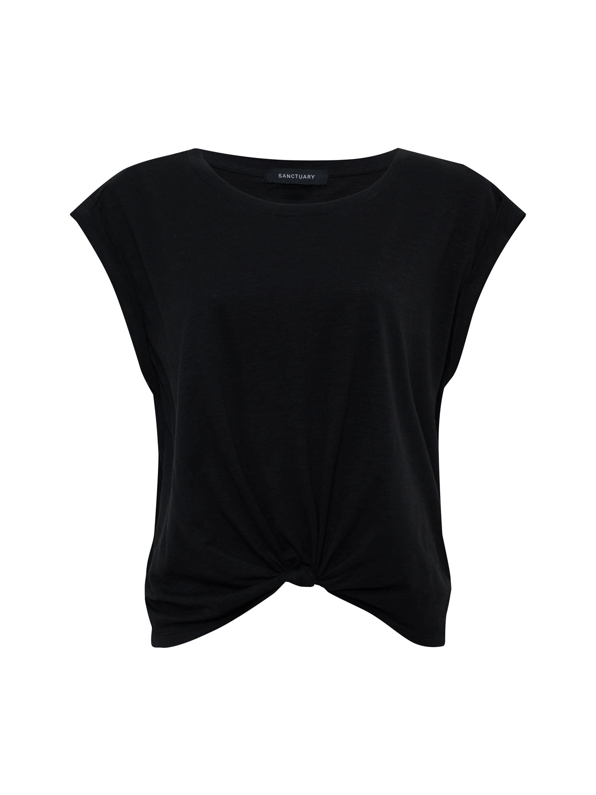 Knotted Muscle Tee Black Extended Sizing