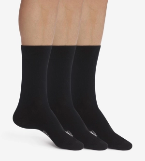 Lot de 3 paires de chaussettes homme Noir Dim Coton
