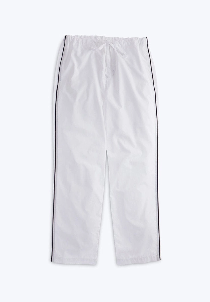 Marina Pajama Pant in White End on End