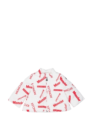 Moncler Enfant Logo All-Over Padded Jacket