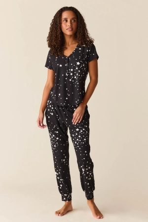 Nadia PJ Set | Black Stars