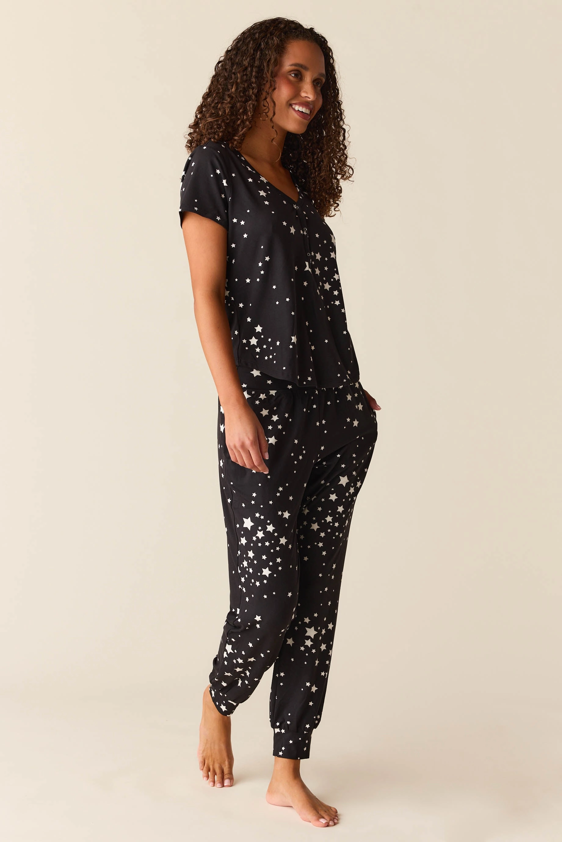 Nadia PJ Set | Black Stars