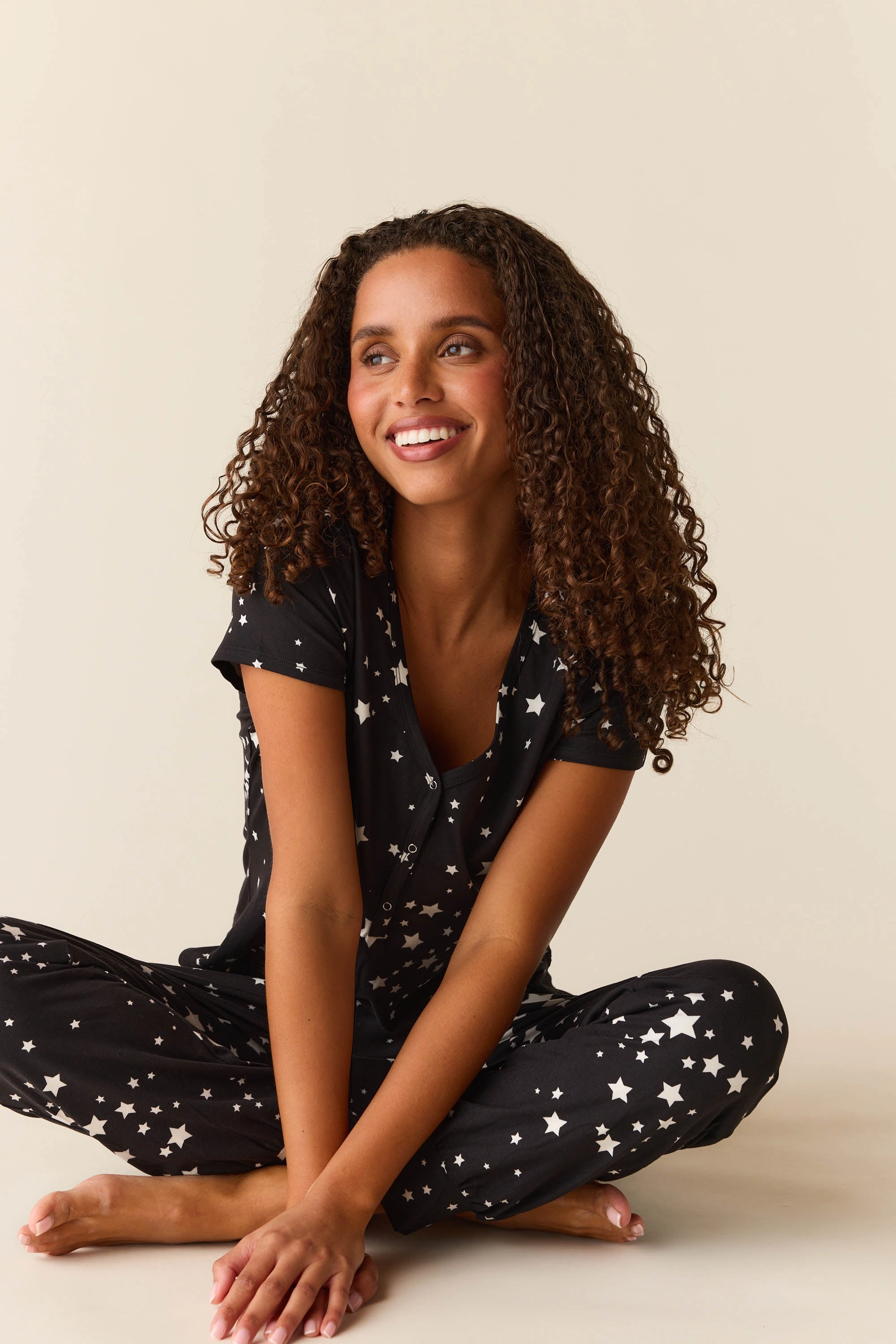 Nadia PJ Set | Black Stars