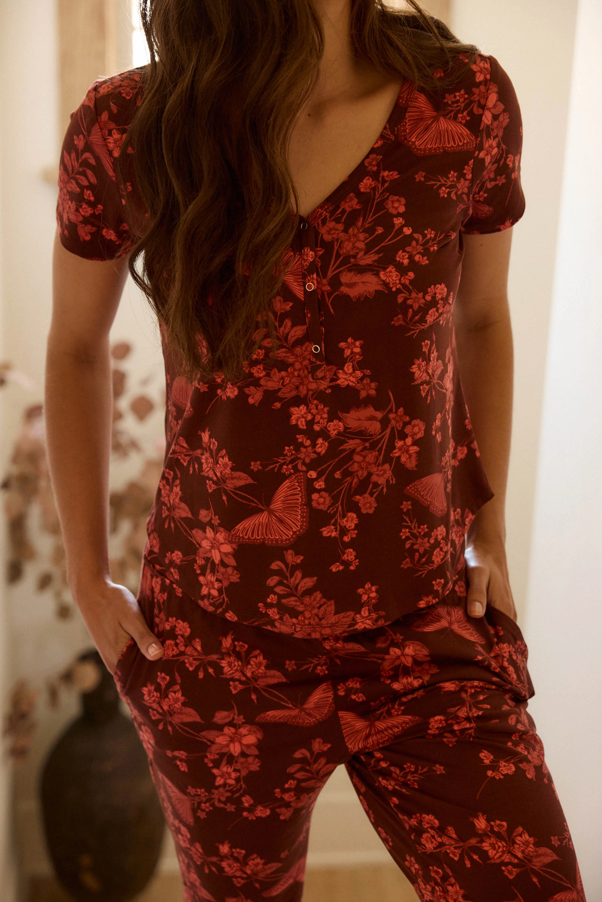 Nadia PJ Set | Botanical