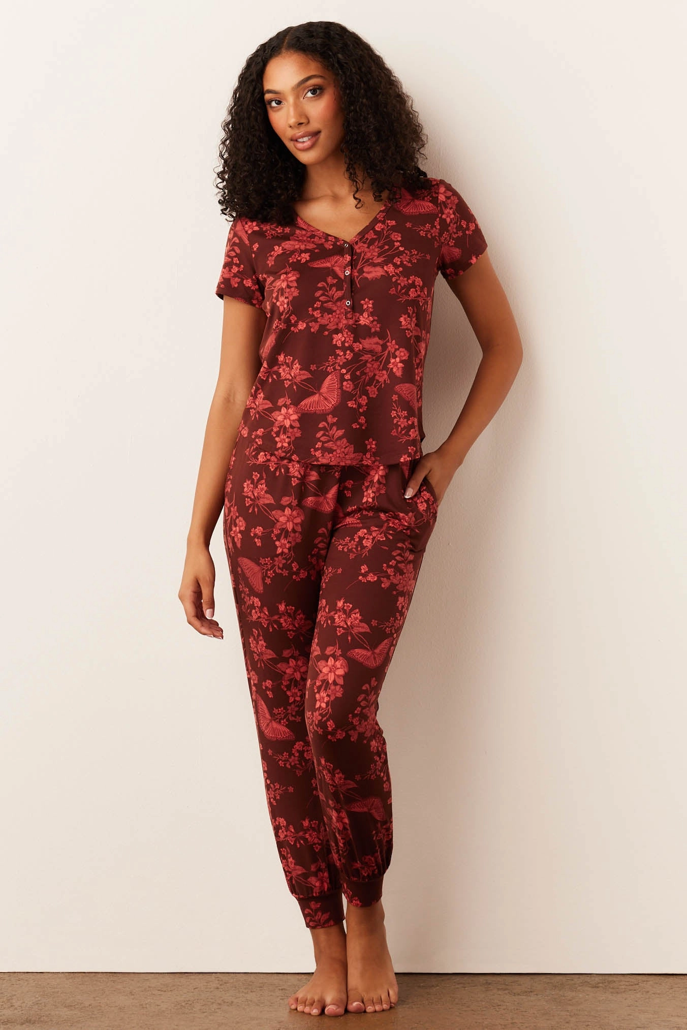 Nadia PJ Set | Botanical