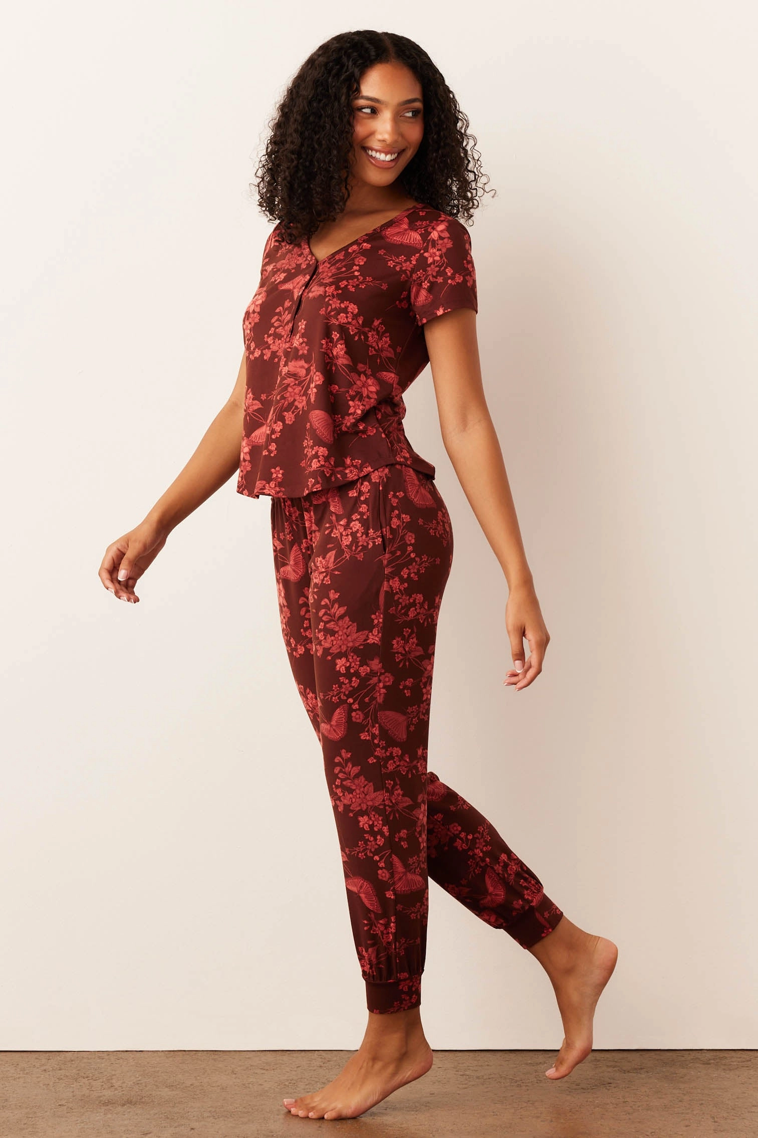 Nadia PJ Set | Botanical