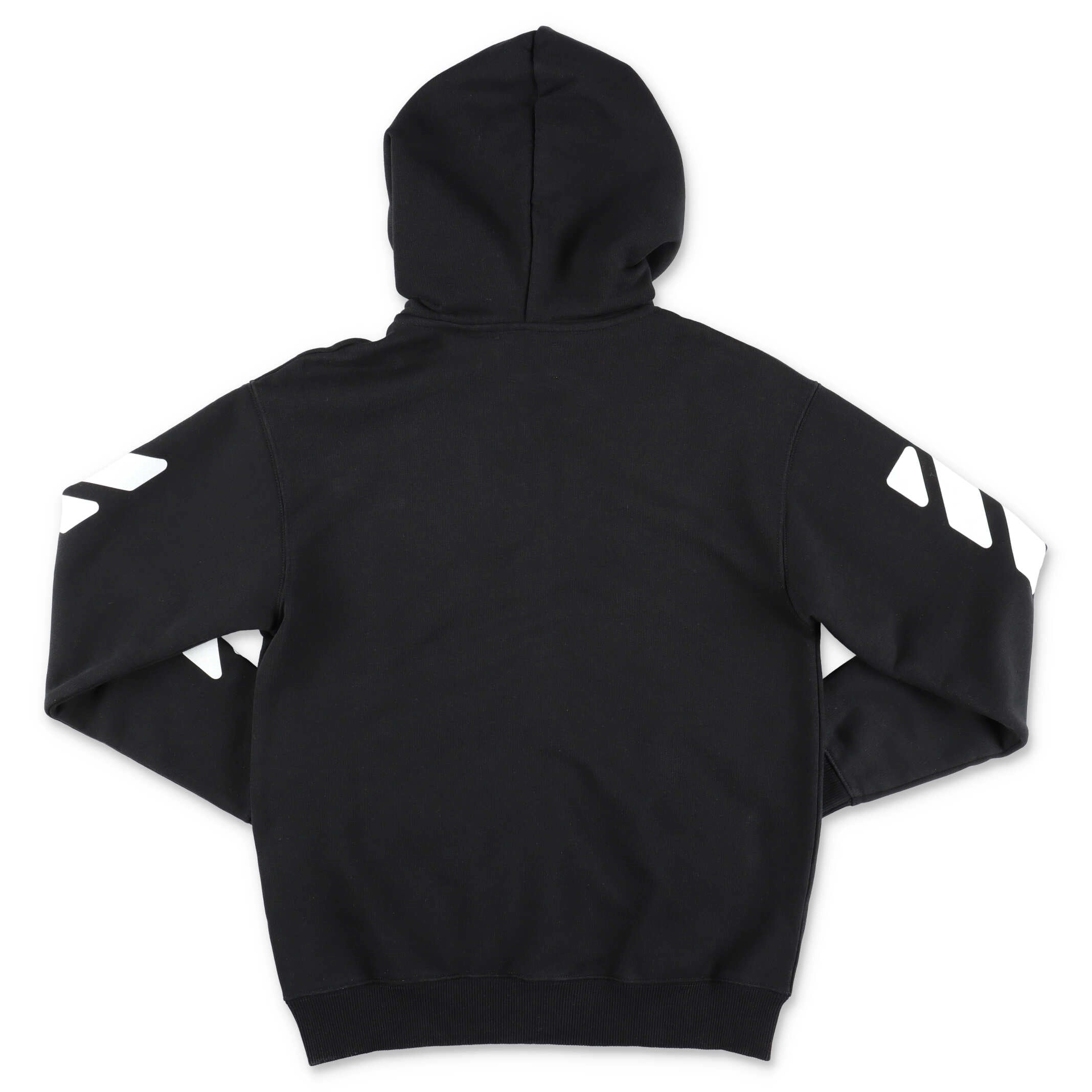 Off-White Kids Logo Printed Zipped Hoodie