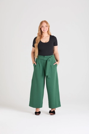 Ottoman Wide Leg Tailored Trousers  - Petit Pois