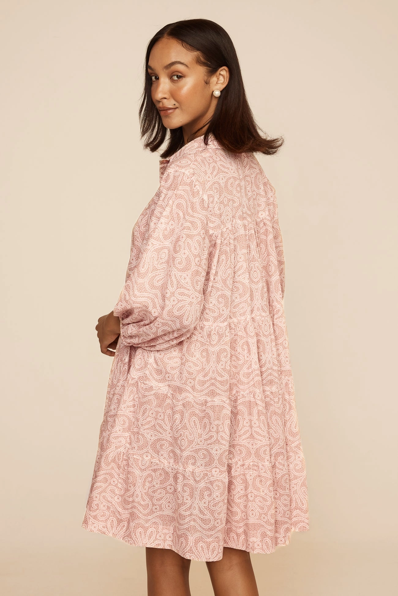 Phoebe Cover-Up - Cotton Voile - Lace