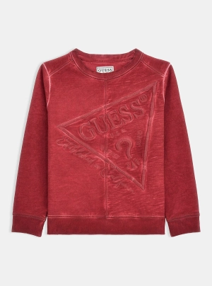 Red Embroidered Logo Jumper (7-16)