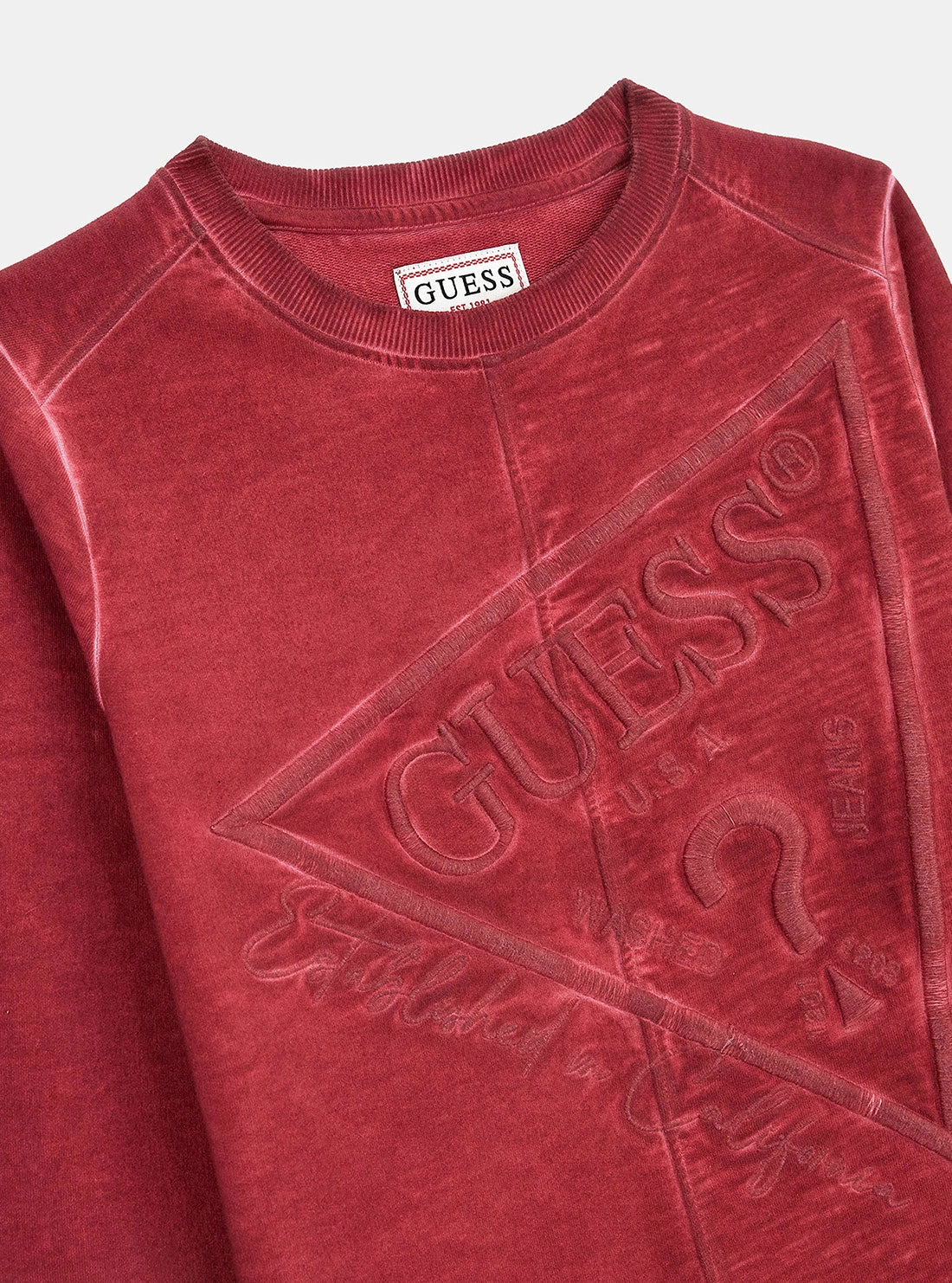 Red Embroidered Logo Jumper (7-16)