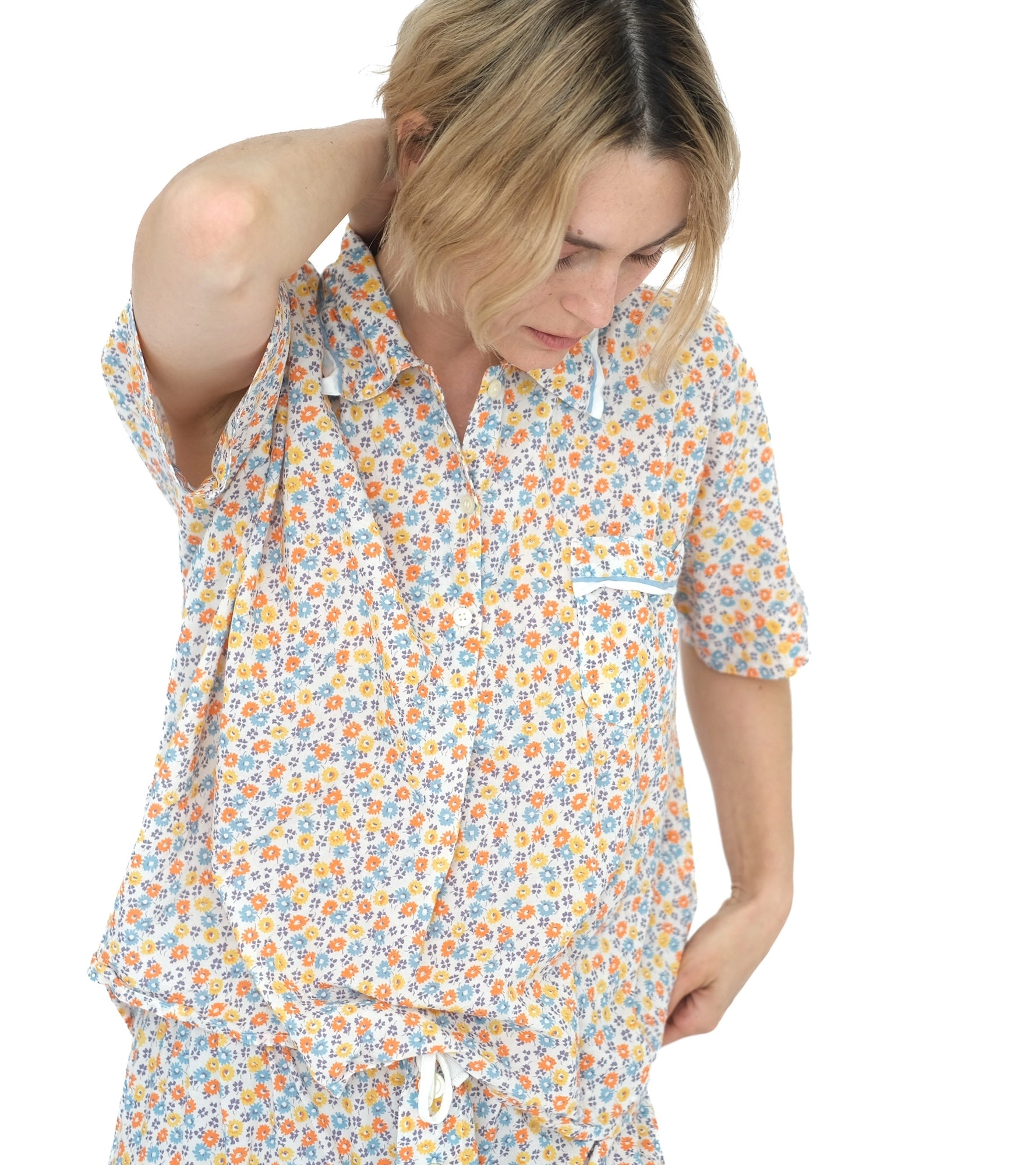 Short Sleeve PJ Shirt,  Avalina