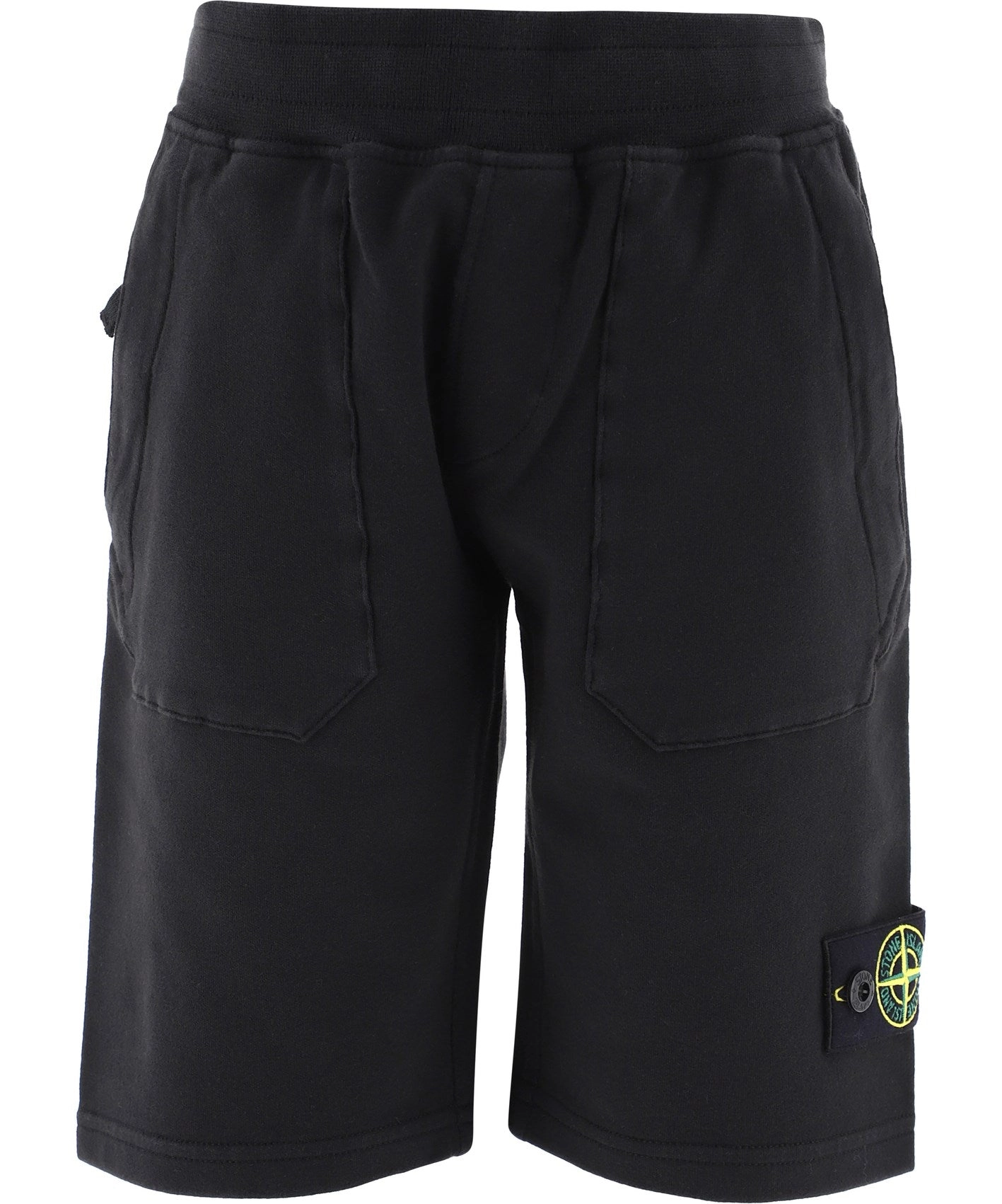 Stone Island Junior Compass Patch Track Shorts