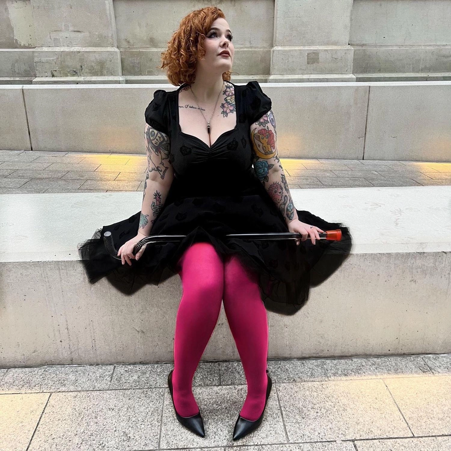 Super Opaque 120 Den Tights - Anemone