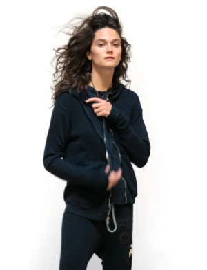 Superfluff Lux Zip Hoodie, Deepspace Cream