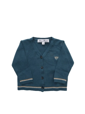 Tartine et Chocolat Logo Embroidered Buttoned Cardigan