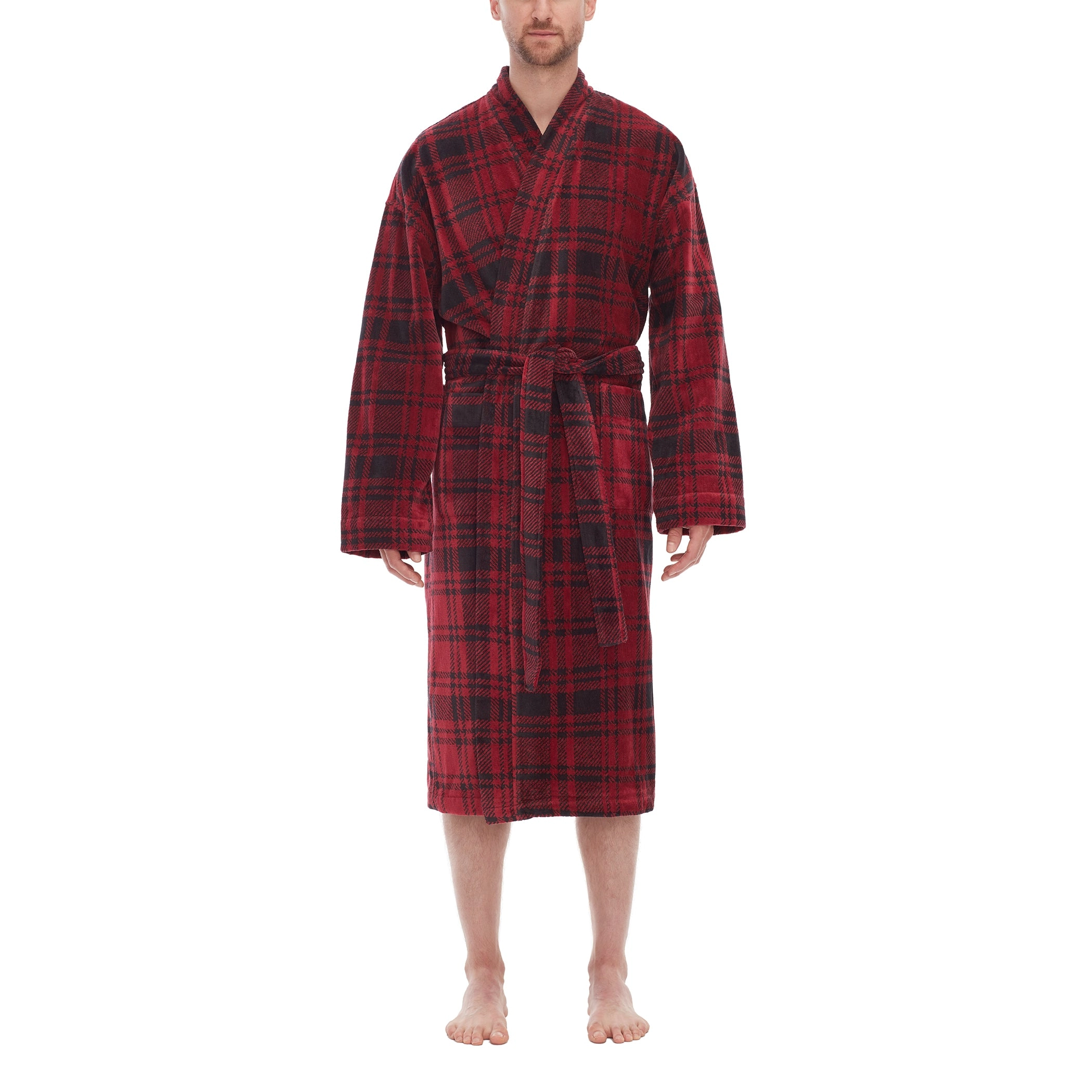 Tidings Terry Velour Kimono Robe