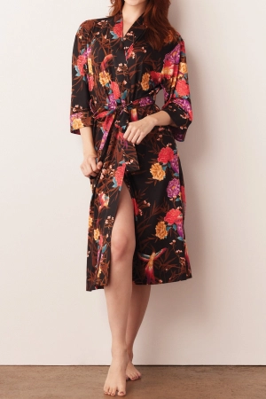 Vera Midi Robe | Twilight Garden