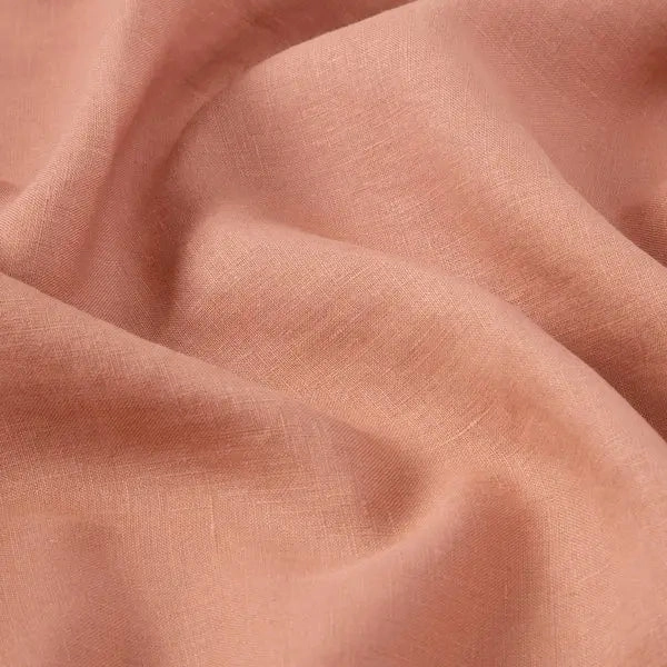 Warm Clay Linen & Cotton Blend Duvet Cover