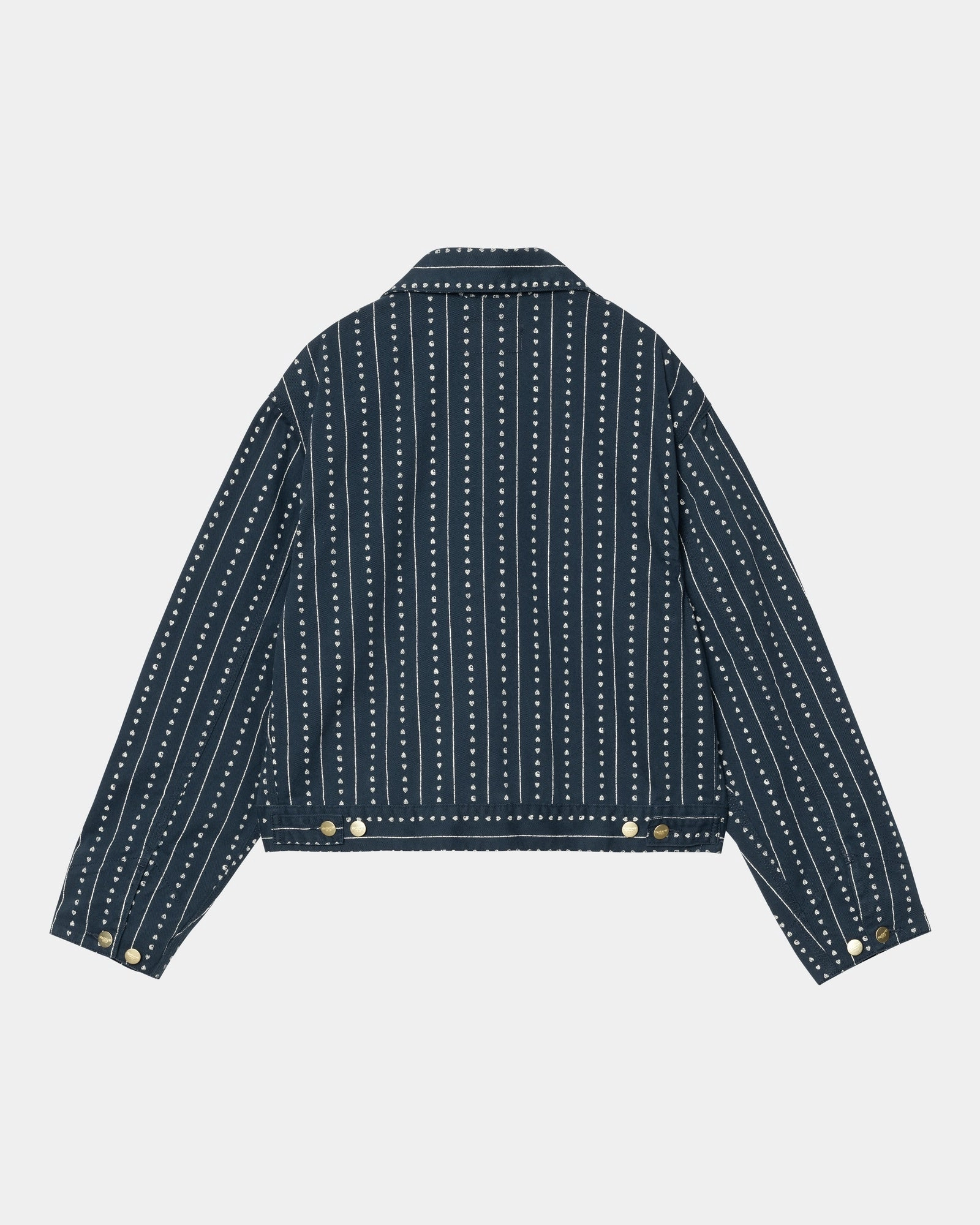 Women’s Drewe Jacket | Ink / Natural Heart C Pinstripe