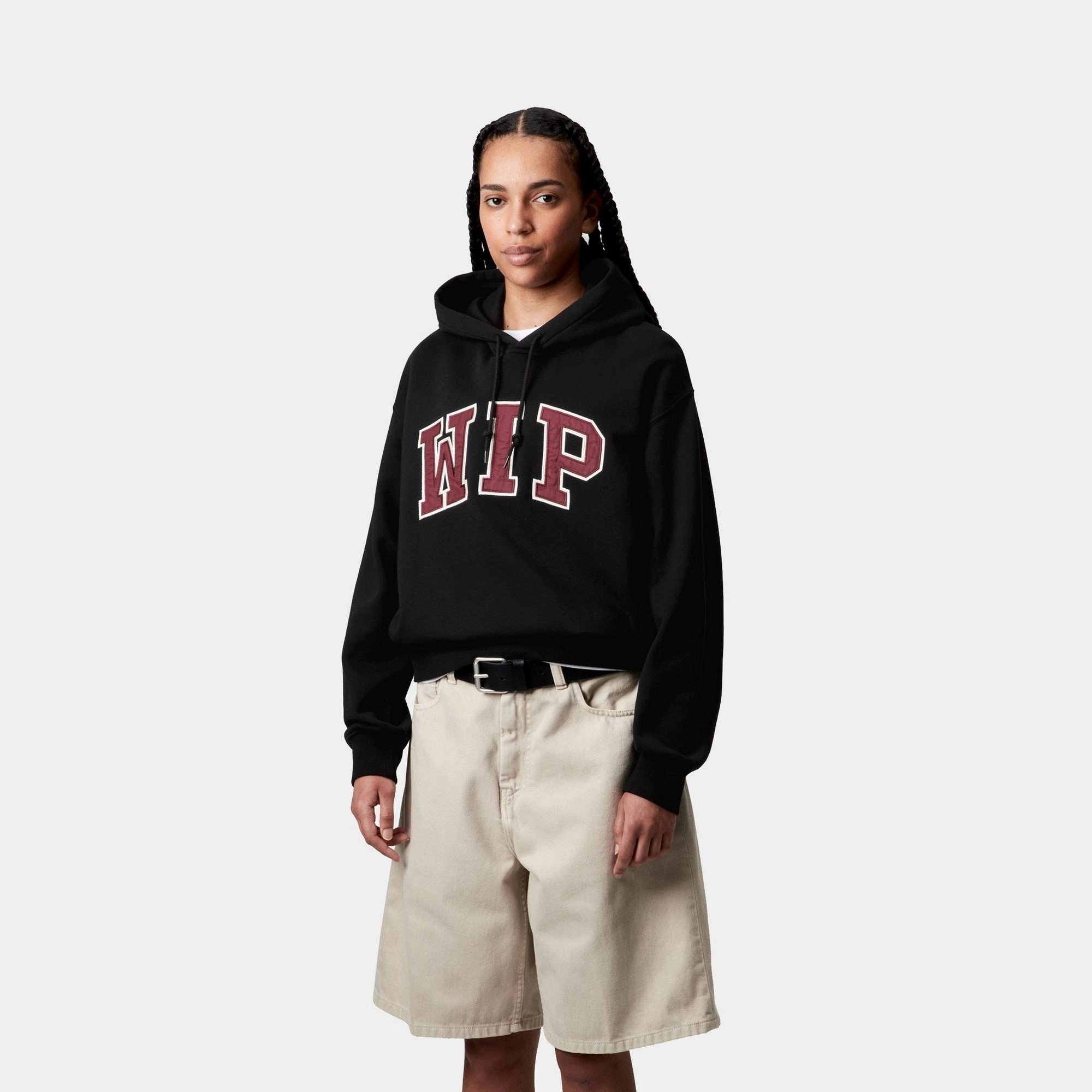 Women’s Hooded WIP Sweatshirt | Black