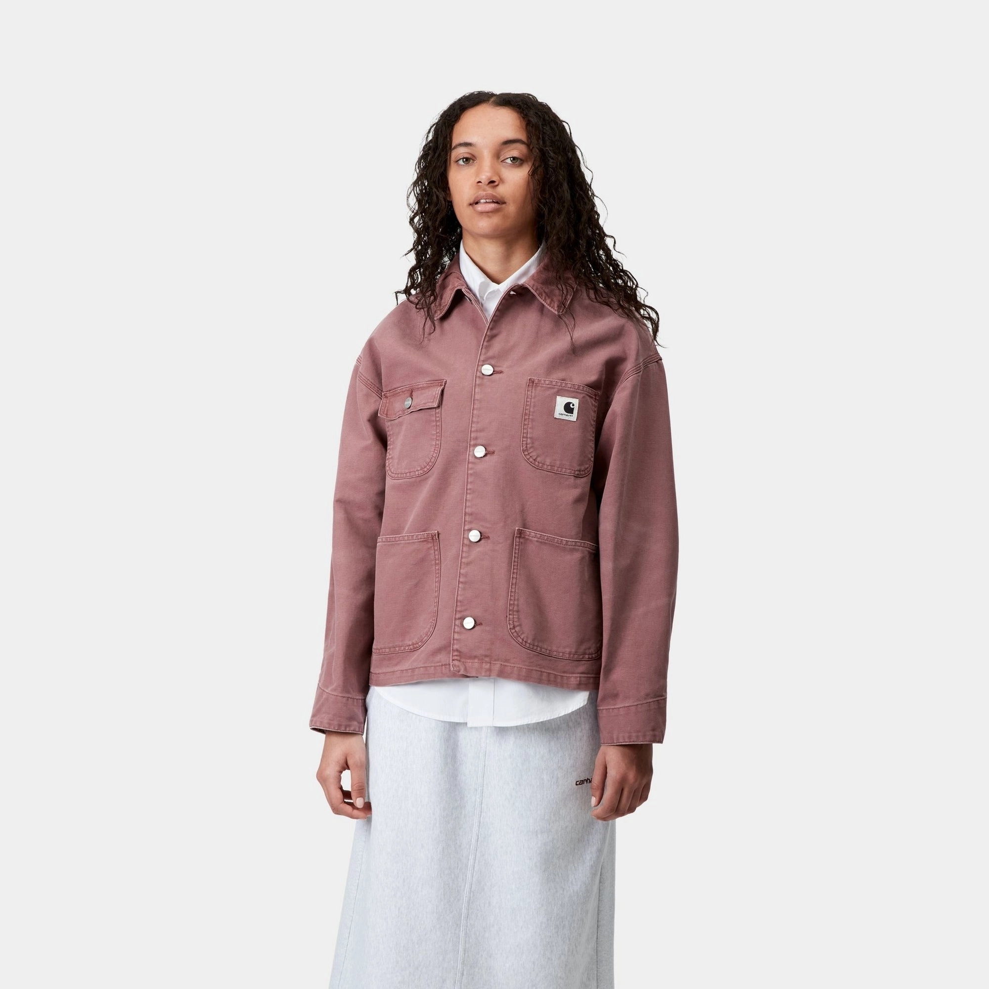 Women’s OG Michigan Coat (Spring) - Stone Canvas | Dusky Pink / Dusky Pink