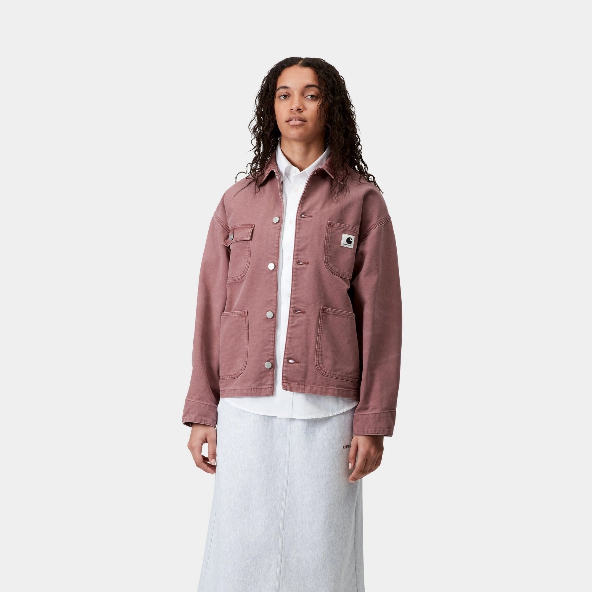 Women’s OG Michigan Coat (Spring) - Stone Canvas | Dusky Pink / Dusky Pink