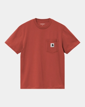 Women’s Pocket T-Shirt | Vermillion