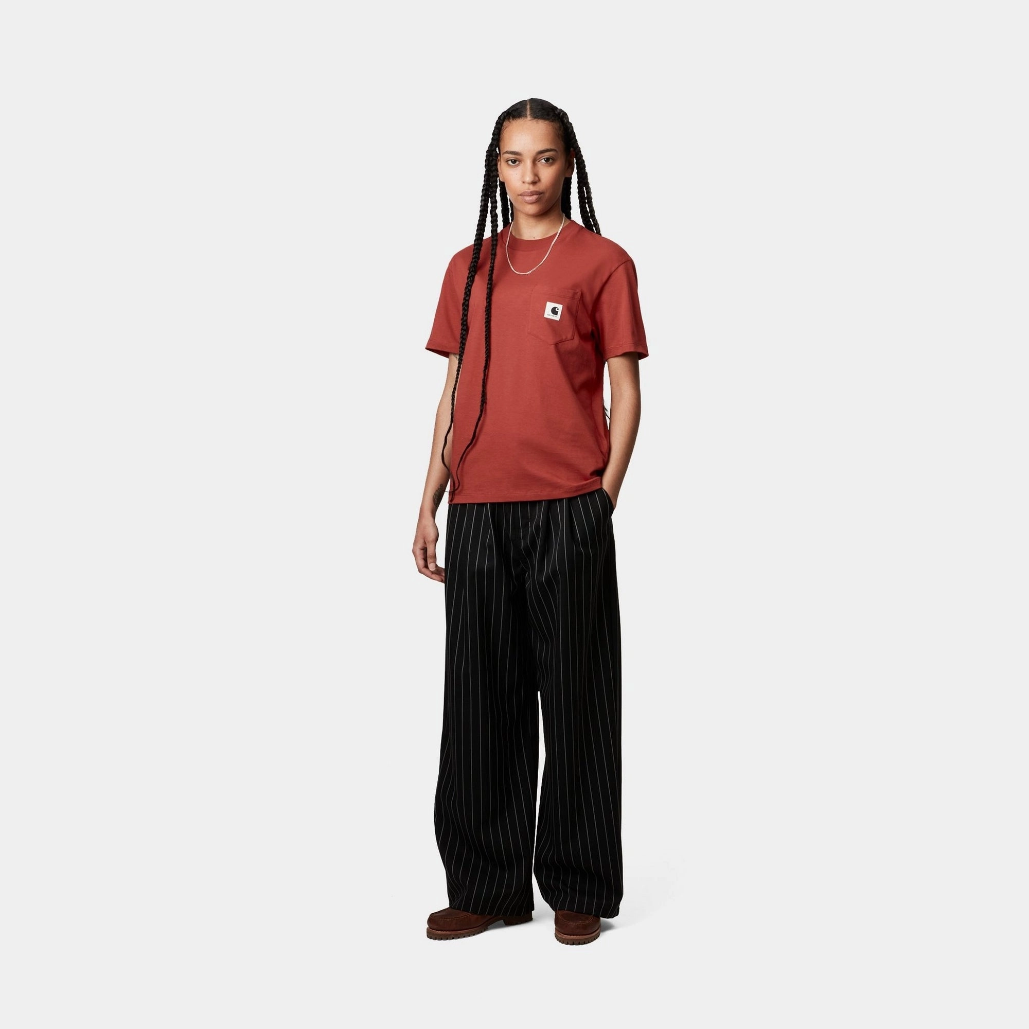Women’s Pocket T-Shirt | Vermillion